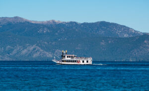 tahoe gal sailing on the lake