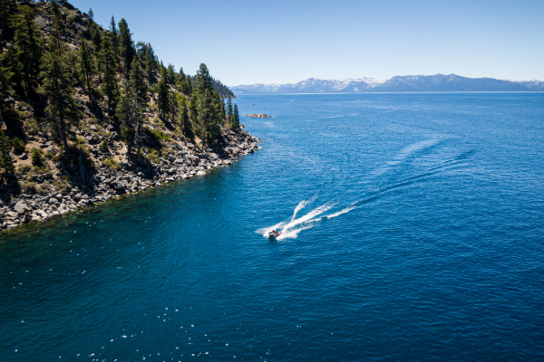 Boating on Lake Tahoe